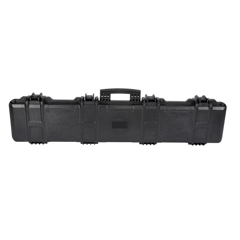 Injection Molded Long Hard Plastic Equipment Tool Gun Case with Foam