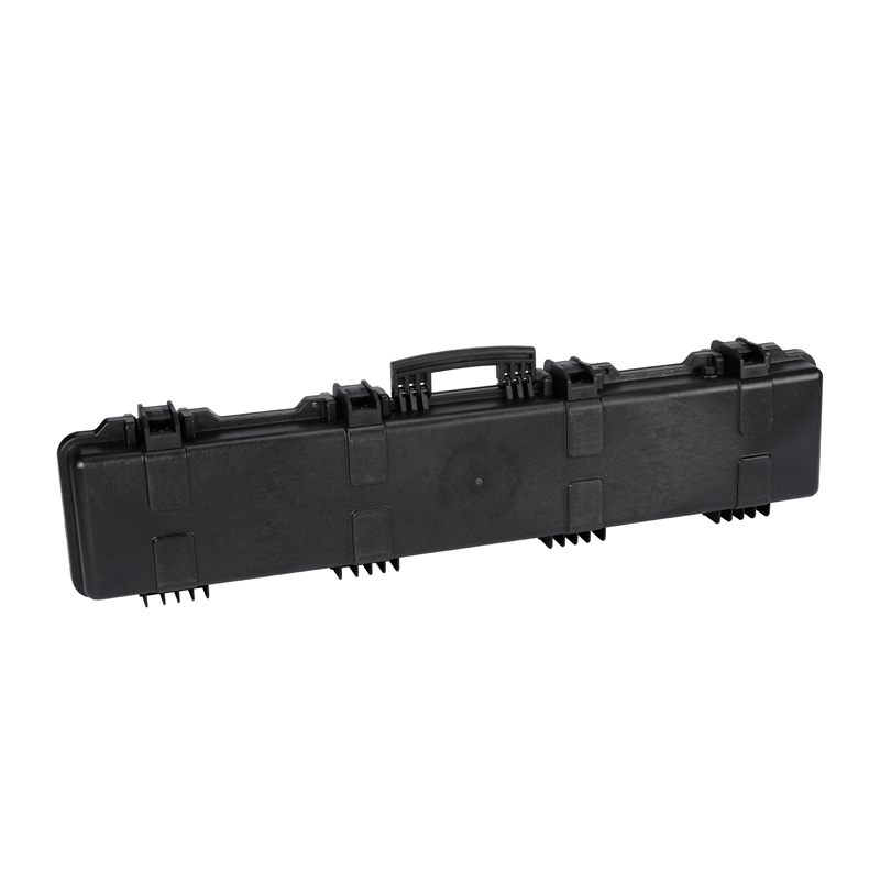 Injection Molded Long Hard Plastic Equipment Tool Gun Case with Foam