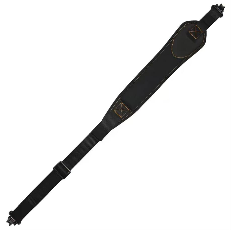 BLACK Hunting Sling with Swivels Durable Neoprene Sling for Outdoor Hunting